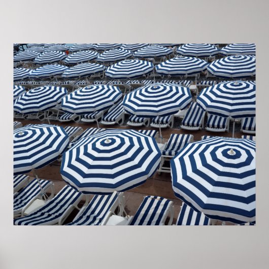 Rijen van doorgesneden doorboren met zonnesbrood poster (Voorkant)