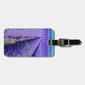 Rijen van Lavender, Provence, Frankrijk Bagagelabel (Voorkant horizontaal)