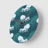 Rijen van octopuspatroon ronde klok (Hoek)