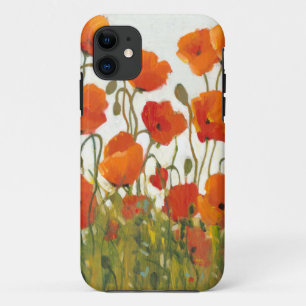 Rijen van papavers I iPhone 11 Hoesje