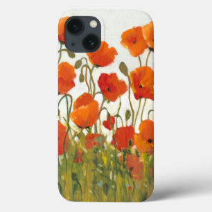 Rijen van papavers I iPhone 13 Hoesje
