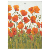 Rijen van papavers I Klembord (Achterkant)