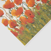 Rijen van papavers I Tissuepapier (Detail)