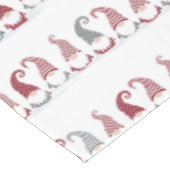 Rijen van vakantiegranen in de sneeuw tafelkleed (Gekanteld)