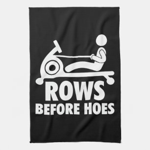 Rijen vóór de Hoes - Funny Rowing Machine Workou Theedoek