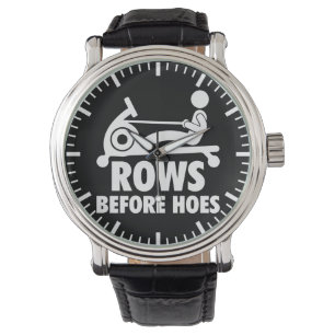 Rijen voor schoffels - Grappige Roeimachine Workou Horloge