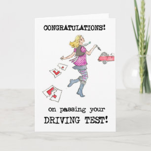 Rijexamen Gefeliciteerd Kaart