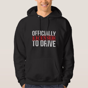 Rijexamen met cadeau voor motorrijwiel geslaagd hoodie