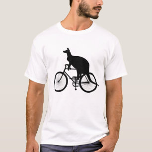 Rijfiets van Kangaroo T-shirt