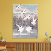Rijhythm van de winter canvas afdruk (Insitu (Woonkamer))