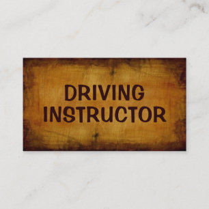 Rijinstructeur Antiek Visitekaartje