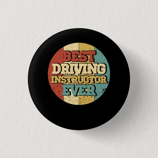 Rijinstructeur Beste rijinstructeur ooit Ronde Button 3,2 Cm (Voorkant)