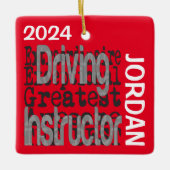 Rijinstructeur EXTRAordinaire CUSTOM Keramisch Ornament (Voorkant)