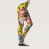 Rijinstructeur Fun Road Sign Collage Leggings (Rechts)