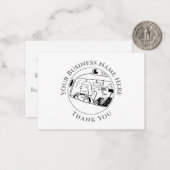 Rijinstructeur - Hartelijk dank - uw briefkaart (Voorkant / Achterkant in situ)