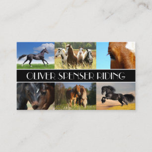 Rijinstructeur Horse Training School Visitekaartje
