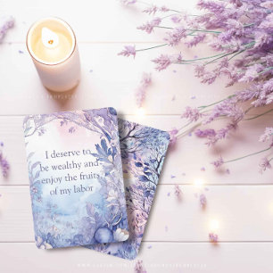 Rijkdom Bevestiging Kaarten, Meditatie Kaarten