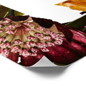 Rijkdom van de lente bloemenbruiloft zitgrafiek poster (Hoek)