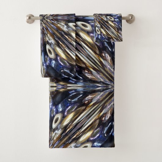 Rijkdom van Zaad Kralen Abstract Patroon Bad Handdoek (Insitu)