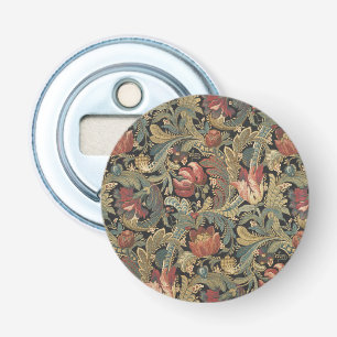 Rijke Bloemen Tapestry Brocade Damask Button Flesopener