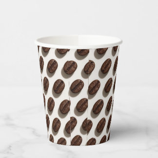 Rijke Coffee Bean Esthetisch Papieren Bekerontwerp Bekers