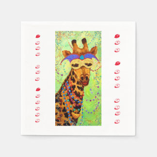 Rijke en Giraffe Cocktail servet