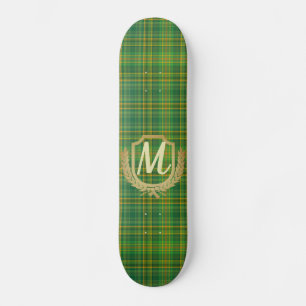 Rijke Groene Tartan (Pset) Aangepast Skateboard