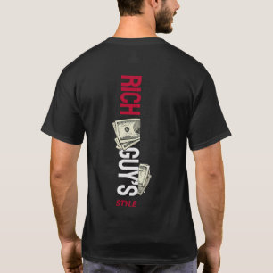 Rijke Man Stijl Urban Money Kleding T-shirt