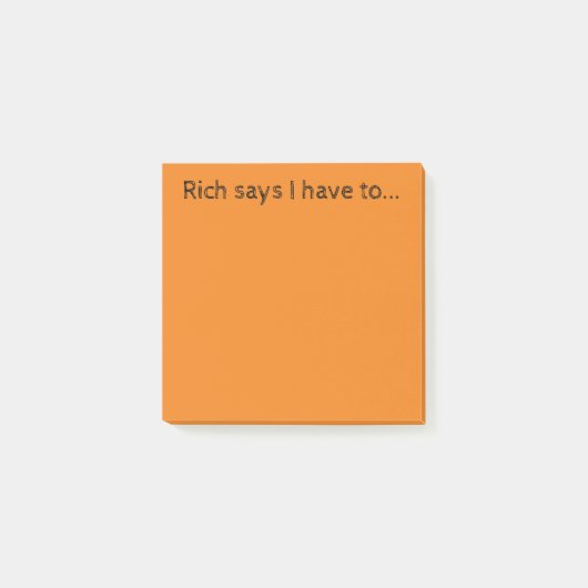 Rijke noten post-it® notes (Voorkant)