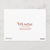 Rijke recepten BLACKBERRY COBBLER CRUSH Briefkaart (Achterkant)