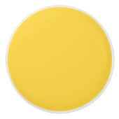 Rijke romige boter geel trendy Mode Keramische Knop (Voorkant)