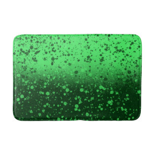 Rijke smaragdgroene minimalistische kunst badmat