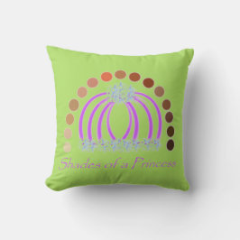 Rijkelijk op tinten van een prinses make-up regenb kussen