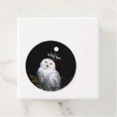 Rijkswintersnuffeluil (monogram) bedankjes labels (In situ)