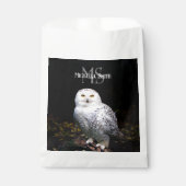 Rijkswintersnuffeluil (monogram) bedankzakje (Voorkant)