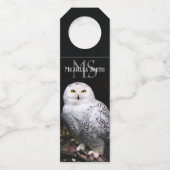 Rijkswintersnuffeluil (monogram) flessenhanger (Voorkant)