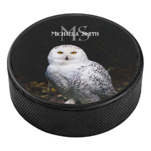 Rijkswintersnuffeluil (monogram) hockey puck
