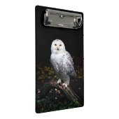 Rijkswintersnuffeluil (monogram) mini klembord (Schuin)