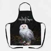 Rijkswintersnuffeluil (monogram) schort (Voorkant)