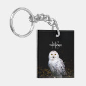 Rijkswintersnuffeluil (monogram) sleutelhanger (Voorkant Links)