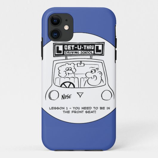 Rijles - Pupil op de verkeerde stoel Case-Mate iPhone Case (Achterkant)