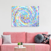 RijnStone Swirl Canvas afdrukken (Insitu (Woonkamer))