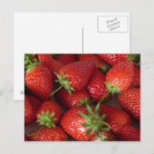 Rijpe Aardbeien Briefkaart (Voorkant / Achterkant)