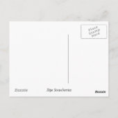 Rijpe Aardbeien Briefkaart (Achterkant)