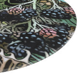 Rijpe bramen snijplank (Hoek)