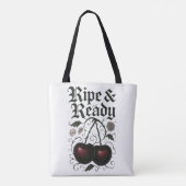 Rijpe & Klaar Kersen Gothic Graphic Draagtas (Achterkant)