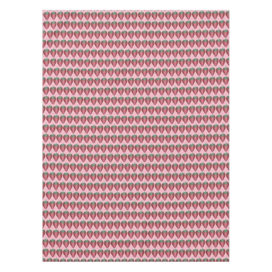 Rijpe sappige aardbeien bessen besvruchten tafelkleed (Voorkant)