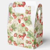 rijpveld, rode aardbeien bedankdoosjes (Open)