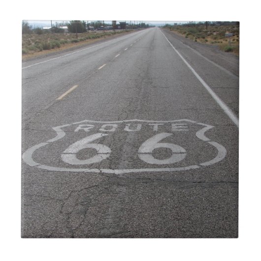 Rijroute 66 tegeltje (Voorkant)