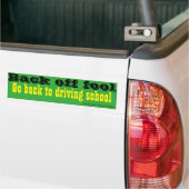 Rijschool Bumpersticker (Op Truck)